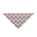 Watercolor Horizon Stripes in Dusk and Seafoam - Pet Bandana Pet Zen