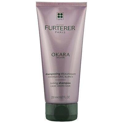Rene Furterer OKARA SILVER toning shampoo  200 ml / 6.7 fl. oz.