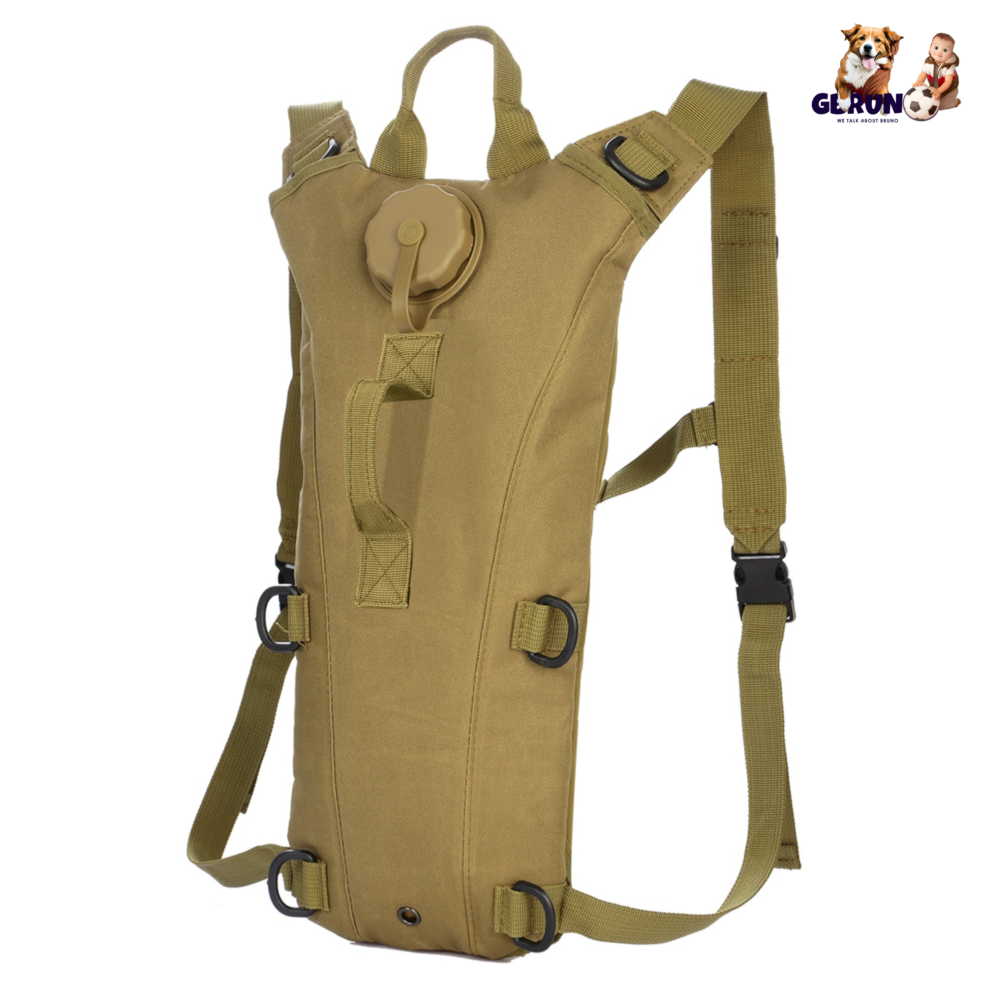 iMounTEK Tactical Hydration Pack 3L Water Bladder Adjustable Water Drink Backpack for Hiking Cycling Climbing Running