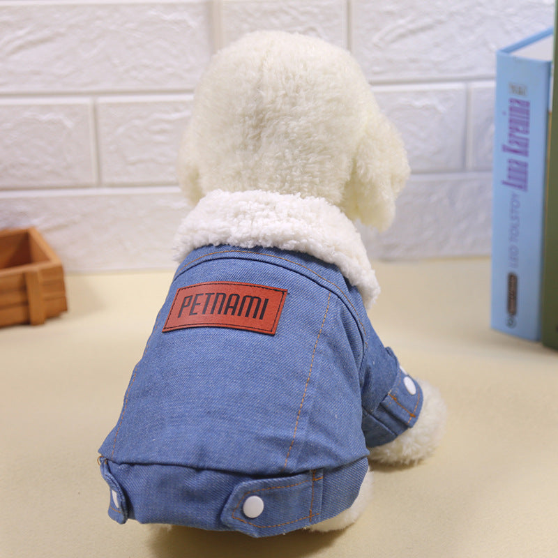 Pet Bichon Pomeranian Small Puppy Warm Thickened Winter Clothes