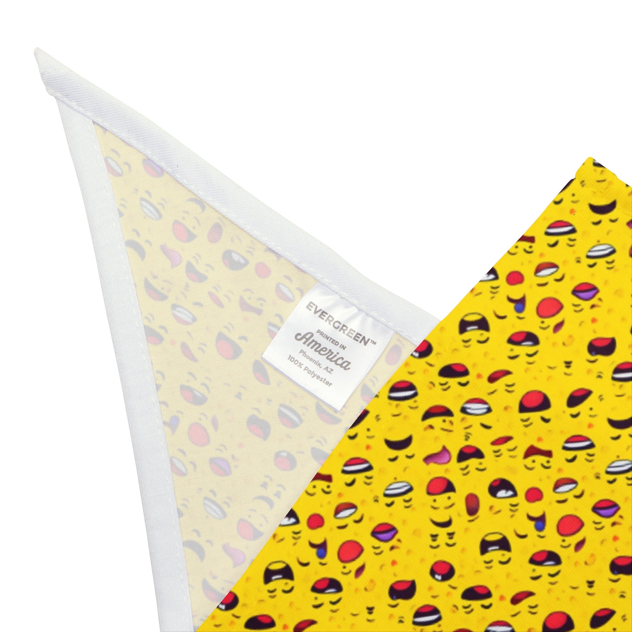 Endless Grins: A Sea of Laughing Faces - Pet Bandana Pet Zen