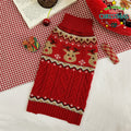 Red And Green Gingerbread Man Reindeer Christmas Pet Sweater