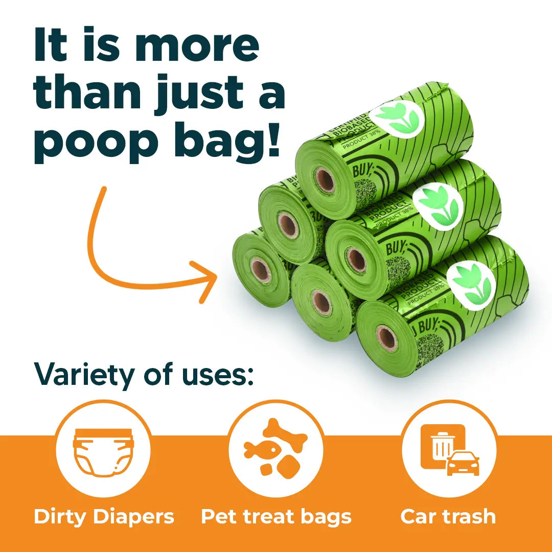 Wholesale Countdown Rolls® Orange Scented Leash Roll Poop Bags