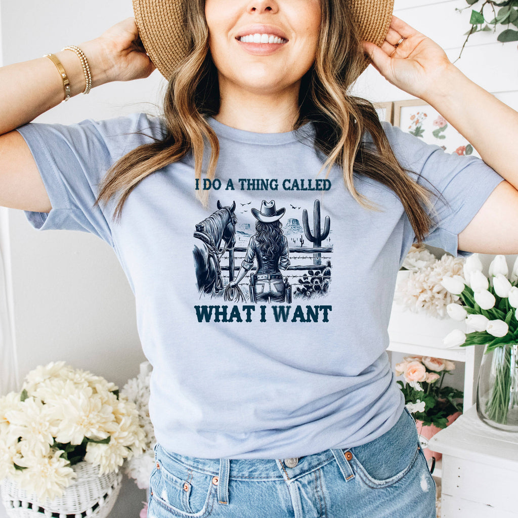Horse Graphic Tee For Women, Graphic Tees Western Cowgirl