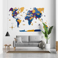 3D Wooden World Map Waterpark