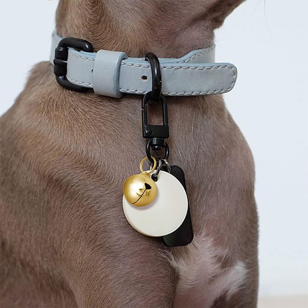 Coastal Pet Round Dog Bells Collar Decoration, 1-Inch Gold (3-Count) (Walmart)