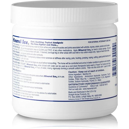 Mane 'n Tail Mineral Ice Therapeutic Pain Reliever for Horses 16 oz.