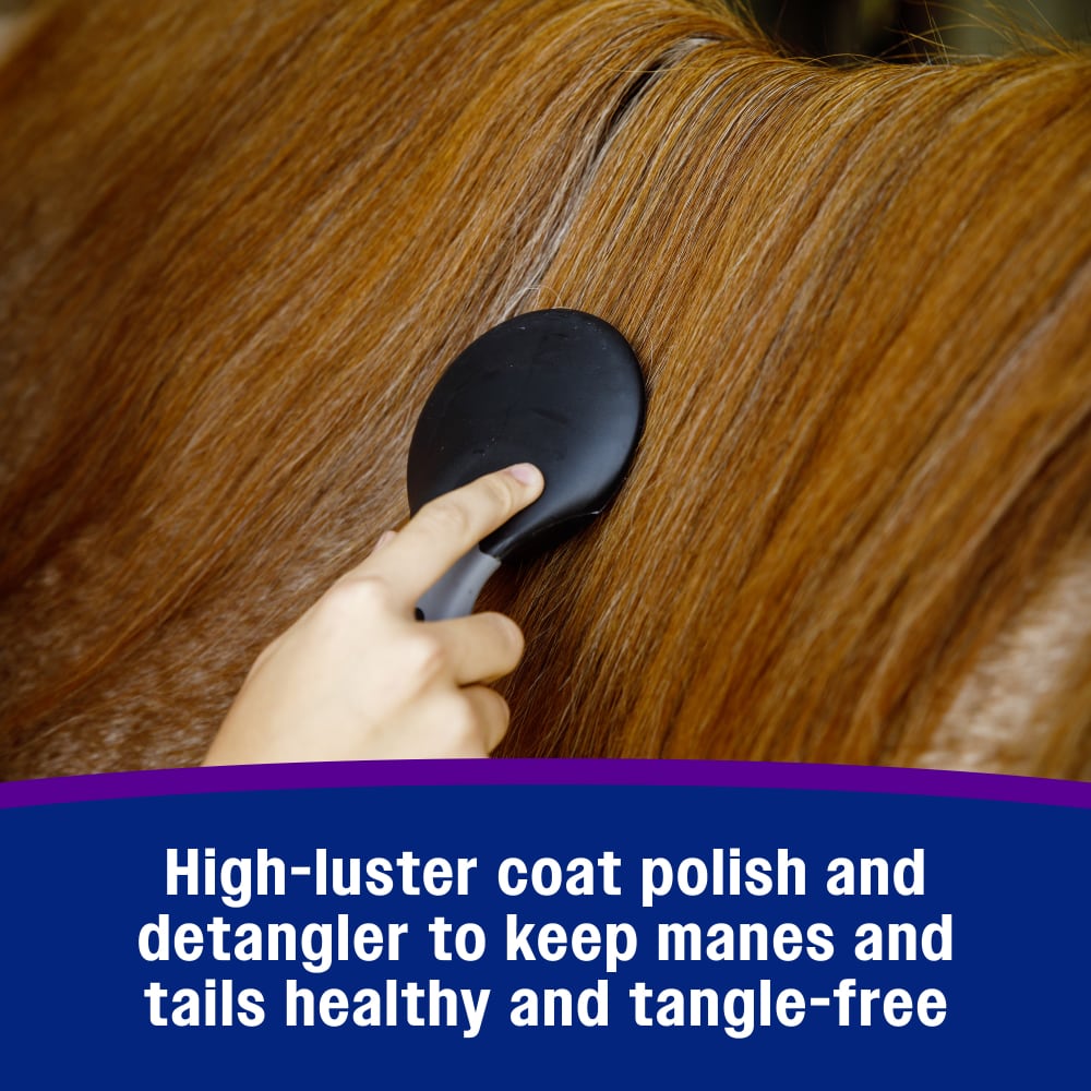 Farnam Vetrolin Shine Coat Conditioner & Shine Spray for Horses Mane Tail 64 oz.