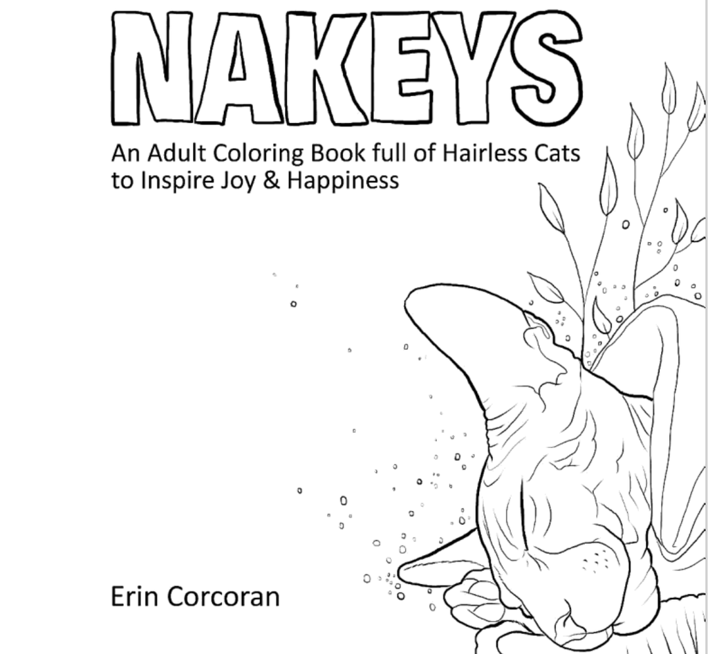 SPHYNX CAT COLORING BOOK!
