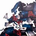 3D Wooden World Map Alcor