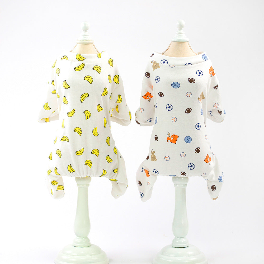 Pet Clothes Pajamas Five-color Home Wear