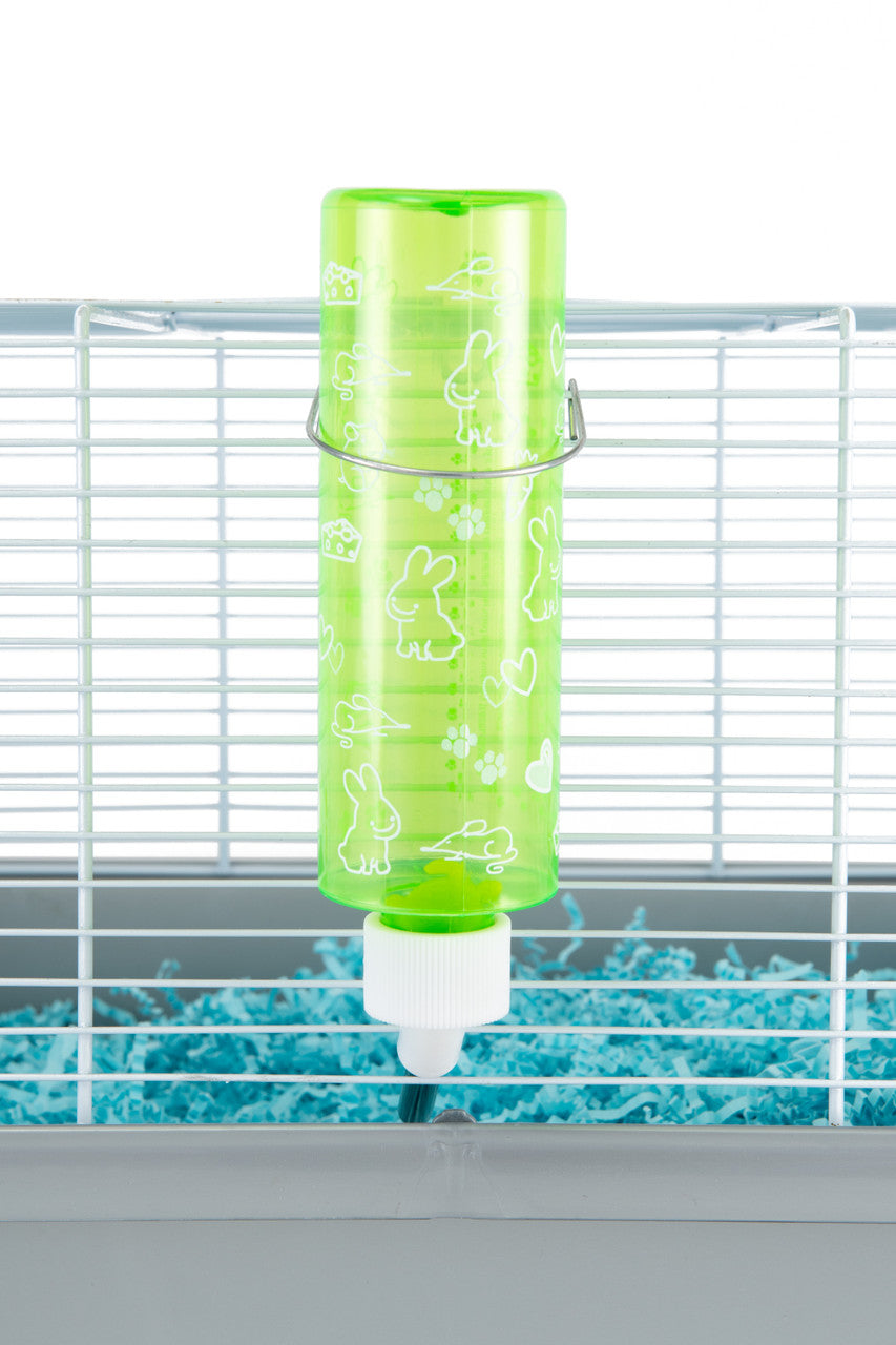 Lixit Critter Brites Water Bottle 8 oz Small Animal No-Leak Cage Bottle USA 2-Pack