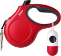 16 ft Retractable Dog Leash with Dispenser and Poop Bags