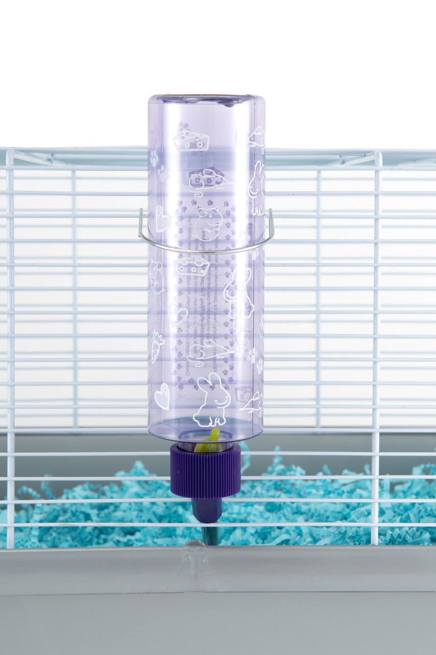 Lixit Critter Brites Water Bottle 8 oz Small Animal No-Leak Cage Bottle USA