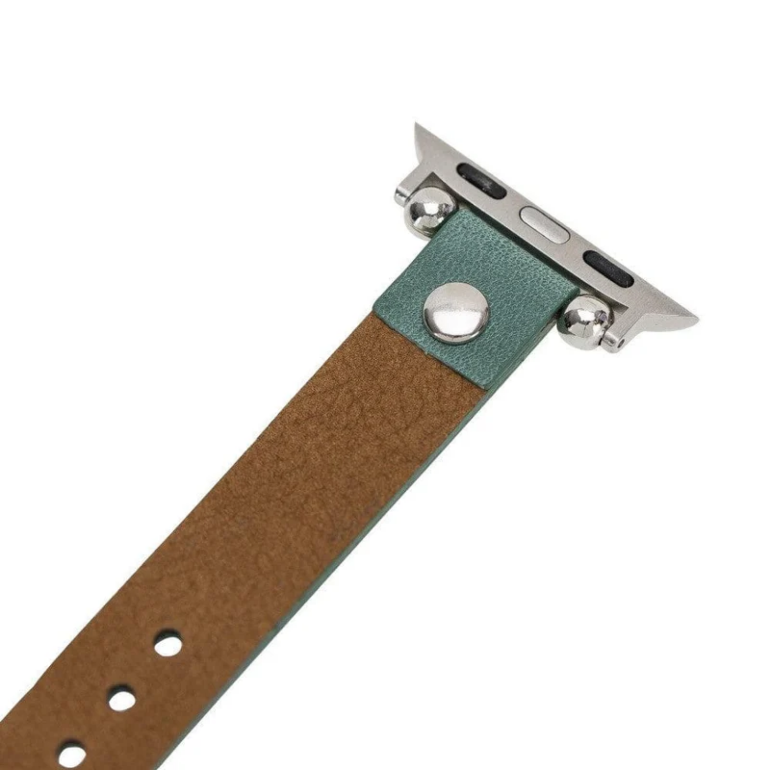 Apple Watch Light Mint Green Leather Strap - Detroit