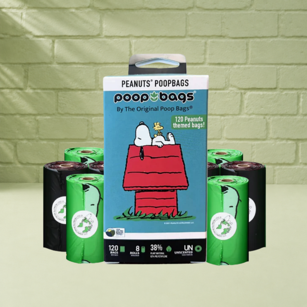 Snoopy® Unscented Leash Roll Poop Bags