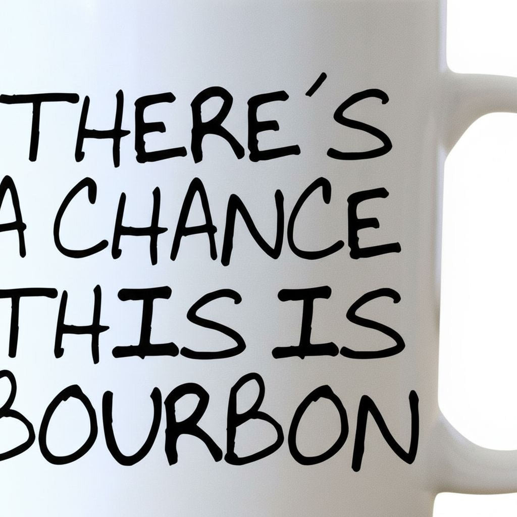 Bourbon Coffee Mug - Funny Bourbon Gift