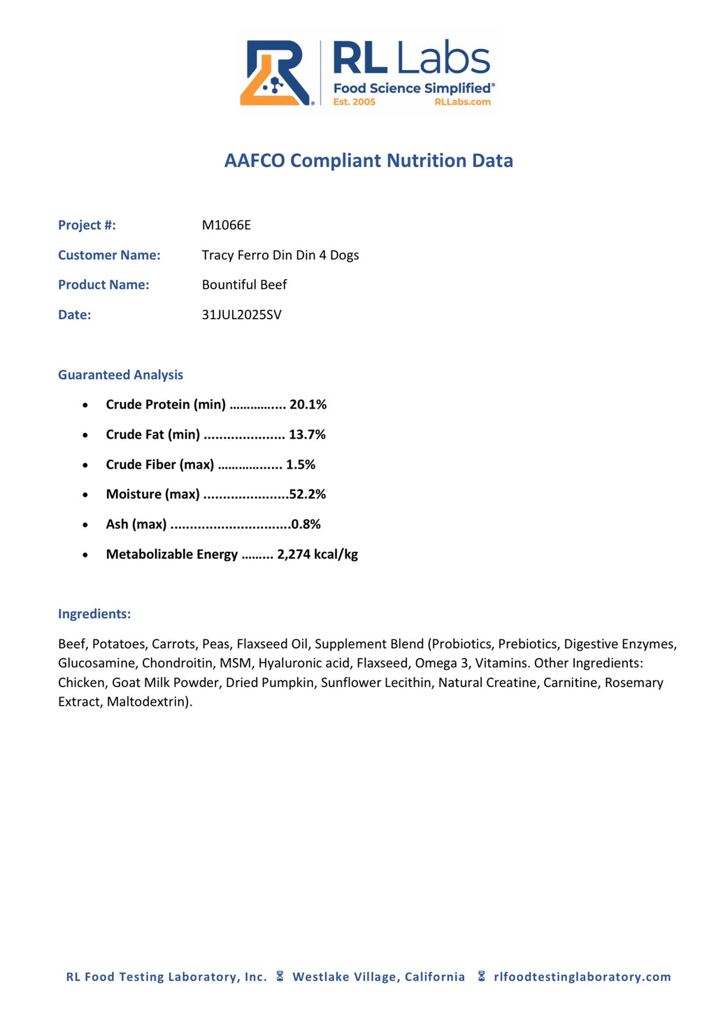 ⭐ SAMPLER - Bountiful Beef 8 Pack