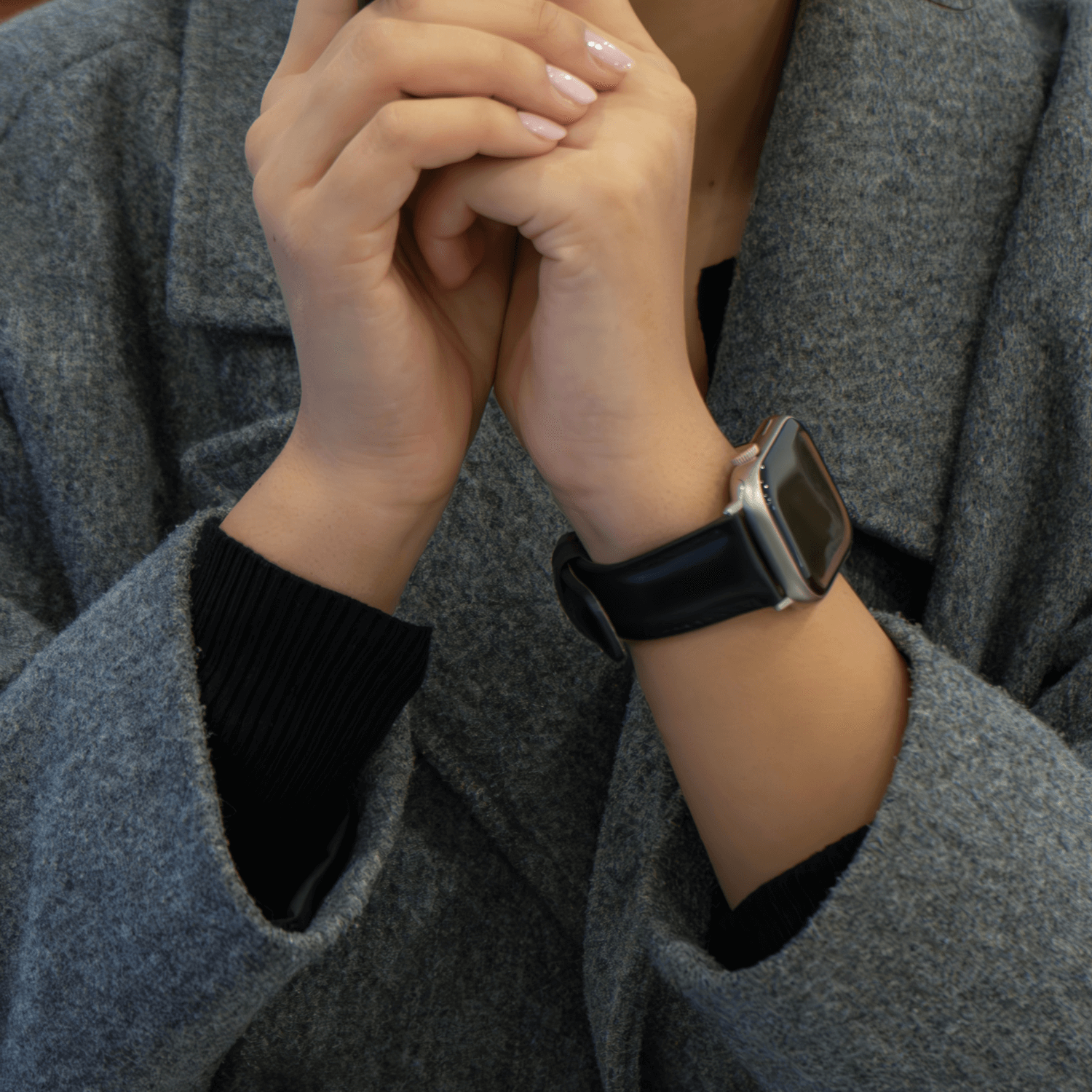Luxury Double Wrap Vegetal Brown Leather Apple Watch Band - San Diego