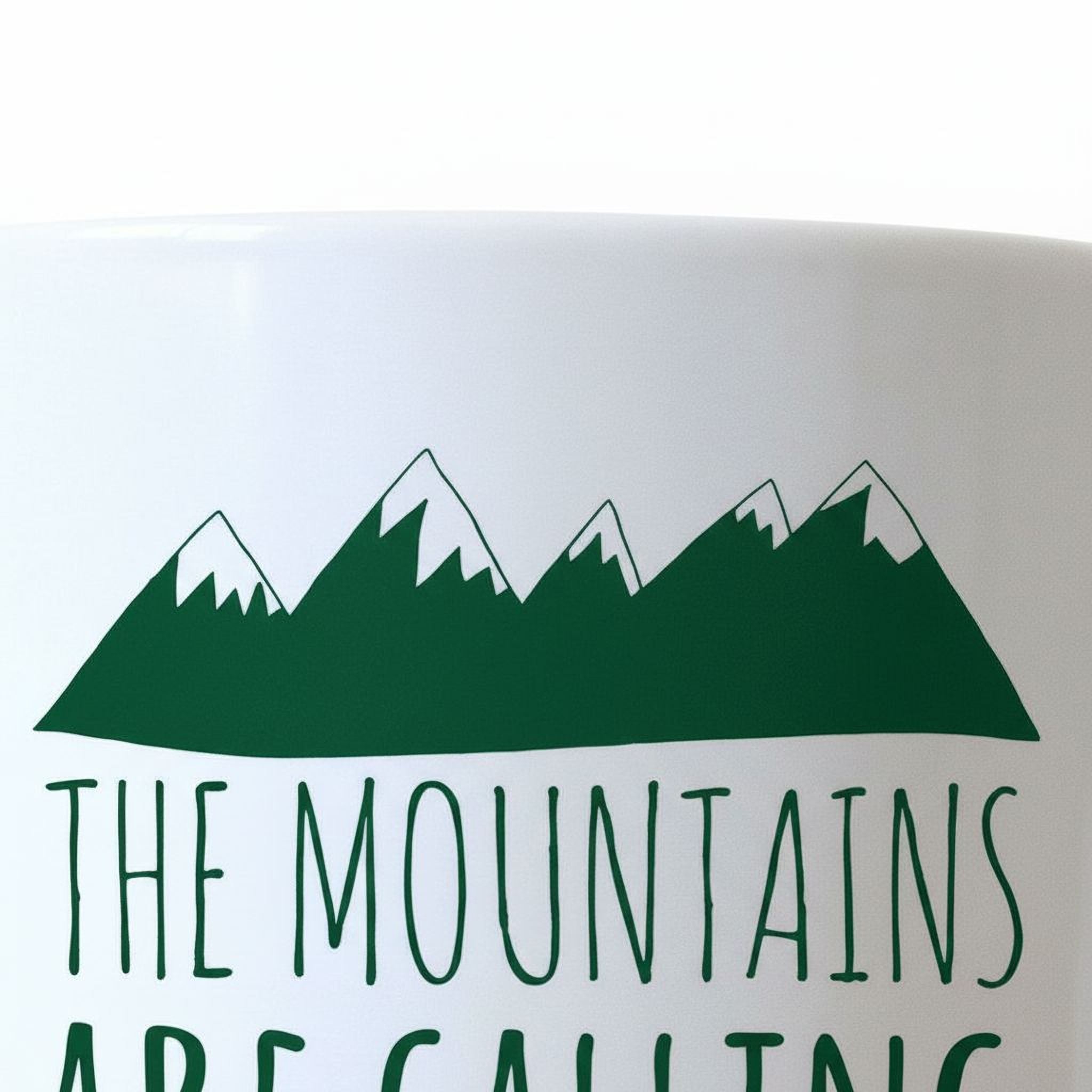 Mountain Coffee Mug – Ceramic Rocky Mountain Mug | Dishwasher Safe, Camping Gift