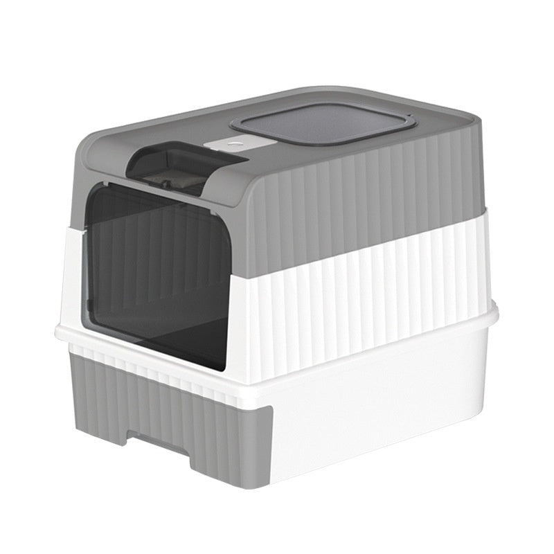 Extra-large Enclosed Drawer-Type Cat Litter Box.