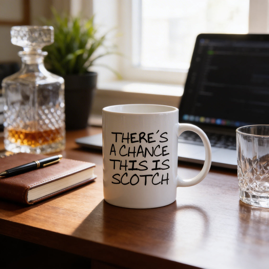 Funny Coffee Mug - Funny Scotch Gift - Funny Saying Coffee Mug