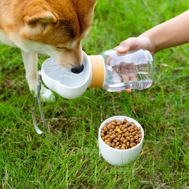 Dog Water Bottle For Outdoor Use Portable Companion Cup Plastic Water Bottle Dog Walking Water Feeding Dog Accessories Outdoor