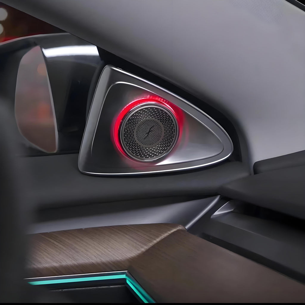 TESERY 4D Rotating LED Ambient Tweeter Speakers for Model Y Juniper / Model 3 Highland