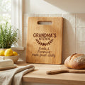 Grandma's Kitchen Cutting Board - Personalized Mother's Day Gift for Her, Mom, Nana, Grandmother