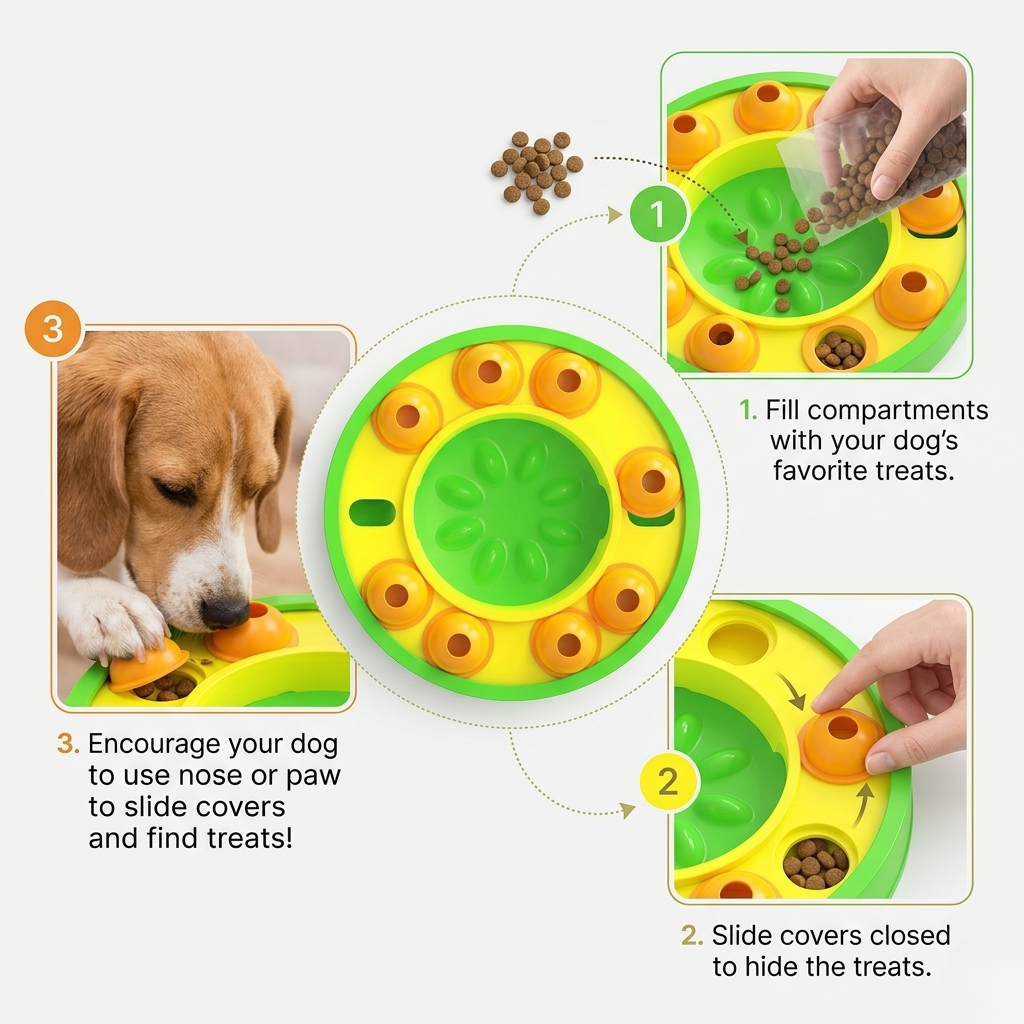 NeuroPlate Interactive Puzzle Feeder