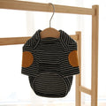 Striped Base-Layer Hoodie For Small Dogs