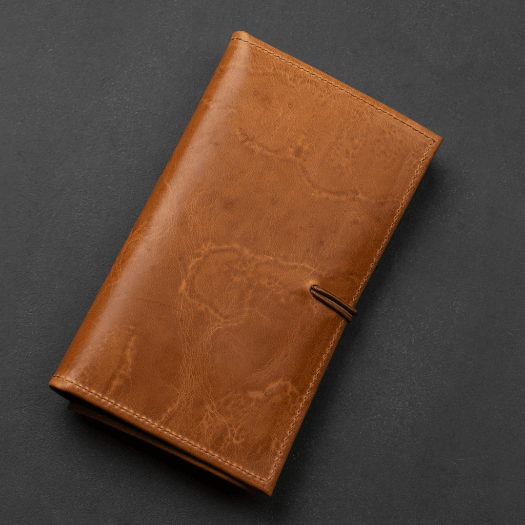 Leather Brown Travel Tech Organizer - Riverside