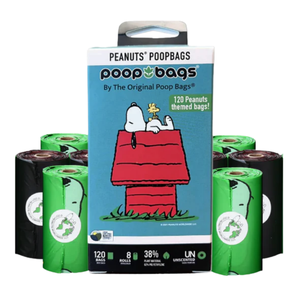 Snoopy® Unscented Leash Roll Poop Bags