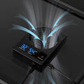 Digital Reptile Thermometer Hygrometer with Ventilation Fan