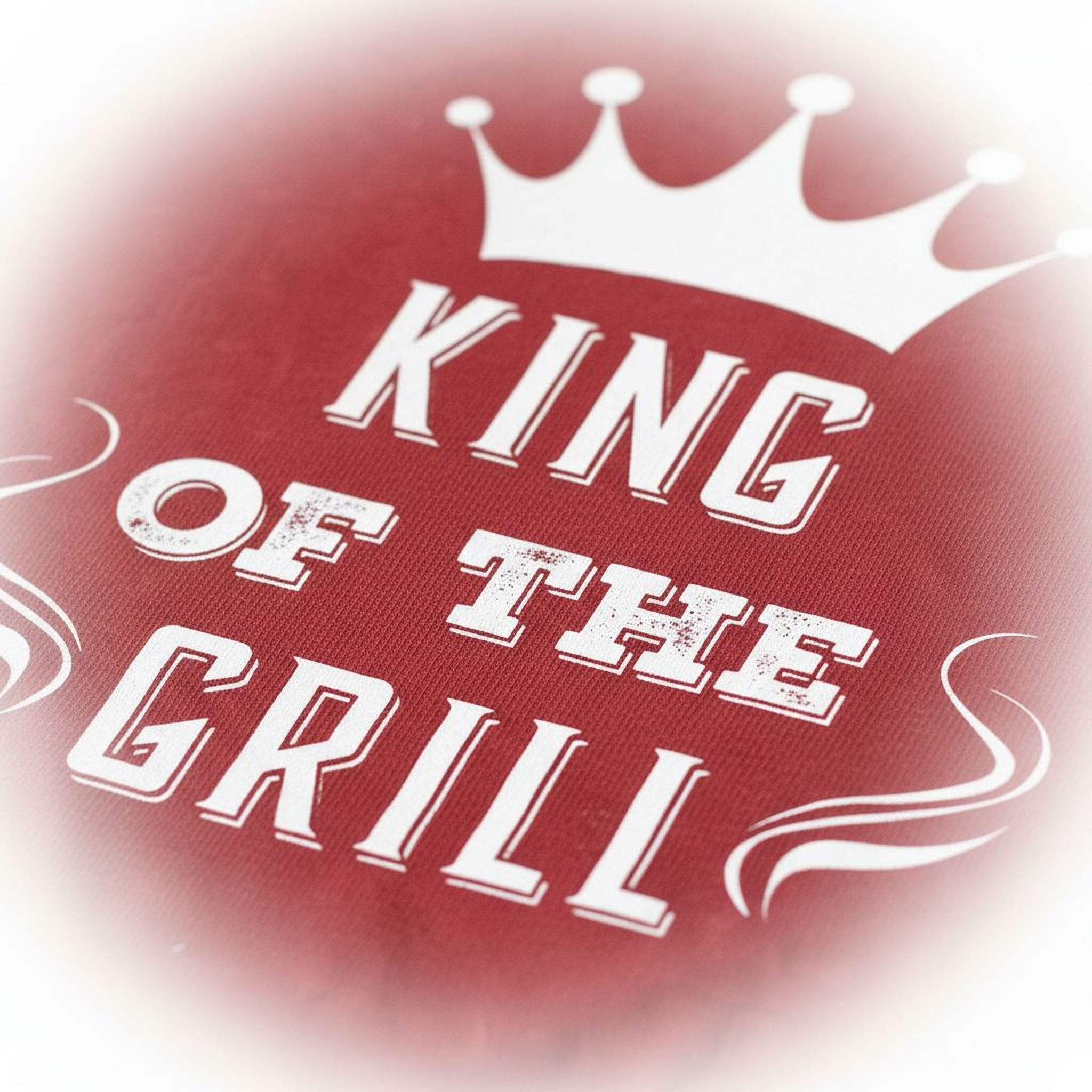 Men's Grill T-shirt King of the Grill BBQ Cooking Gift for Dad Grilling Gift Idea