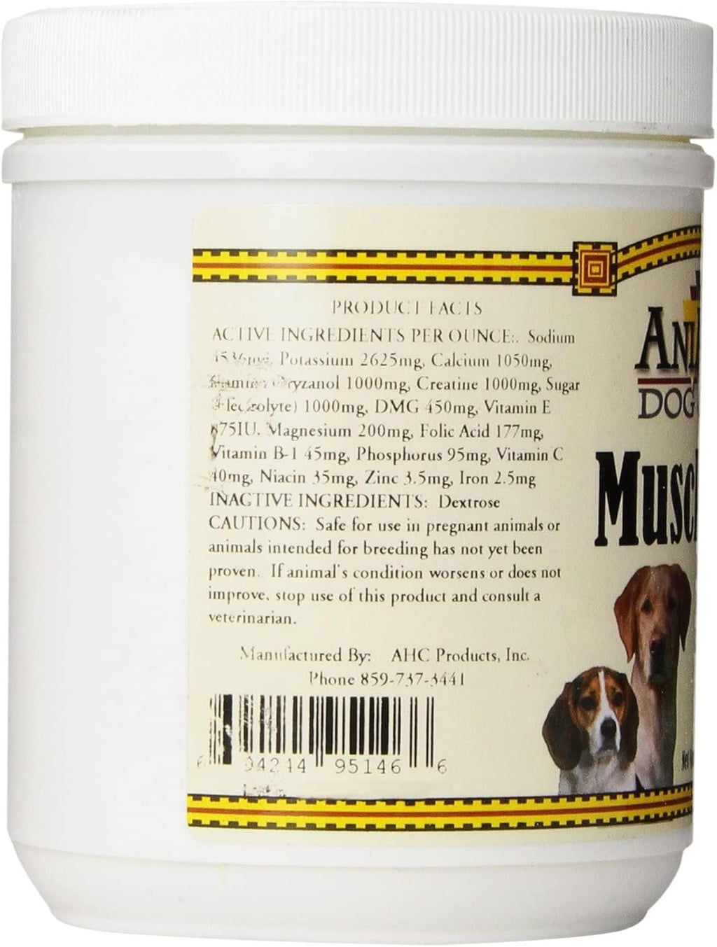 AniMed Muscle Up Powder for Dogs Muscle Recovery & Electrolyte Support 16 oz.