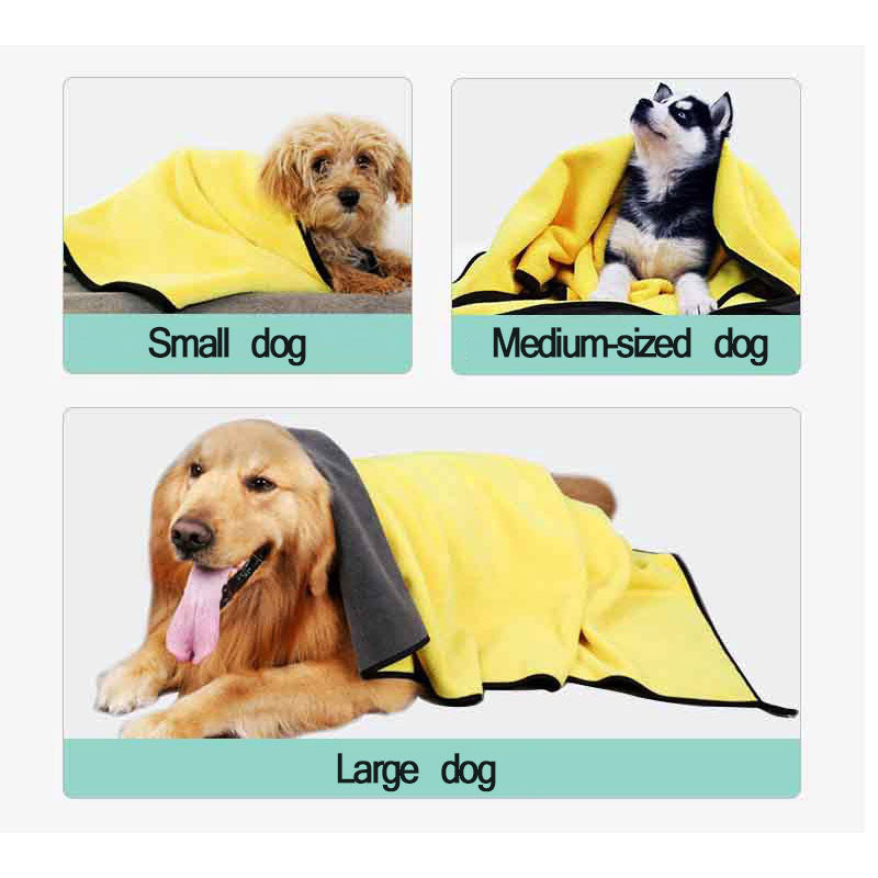 Double-Sided Absorbent Pet Drying Towel
