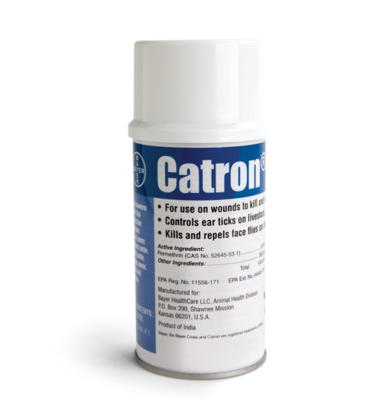 Bayer Catron IV Worm Spray 10 oz. Fly Maggots Ear Tick Spray for Livestock & Horses
