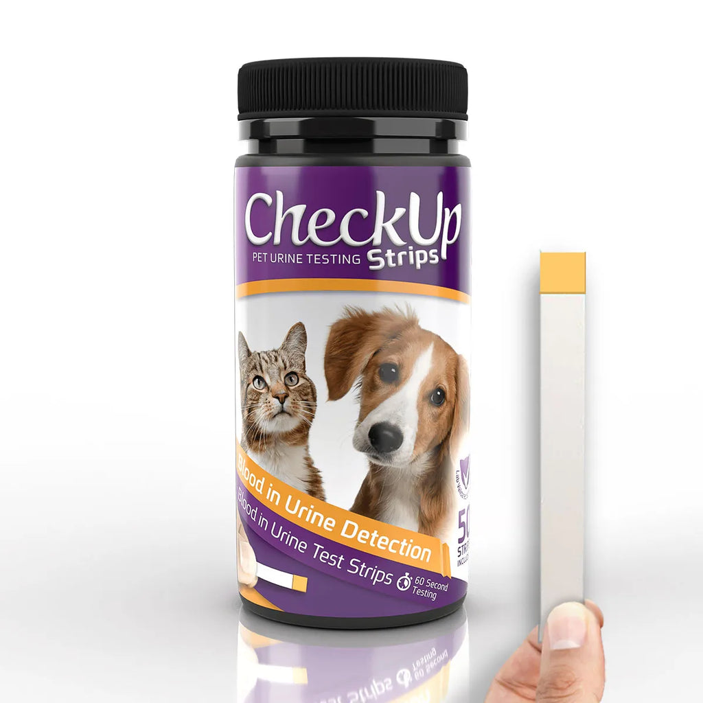 Coastline Global CheckUp Blood in The Urine Urine Testing Strips for Cats and Dogs 50CT