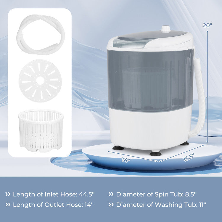 Semi-Automatic Mini Washer