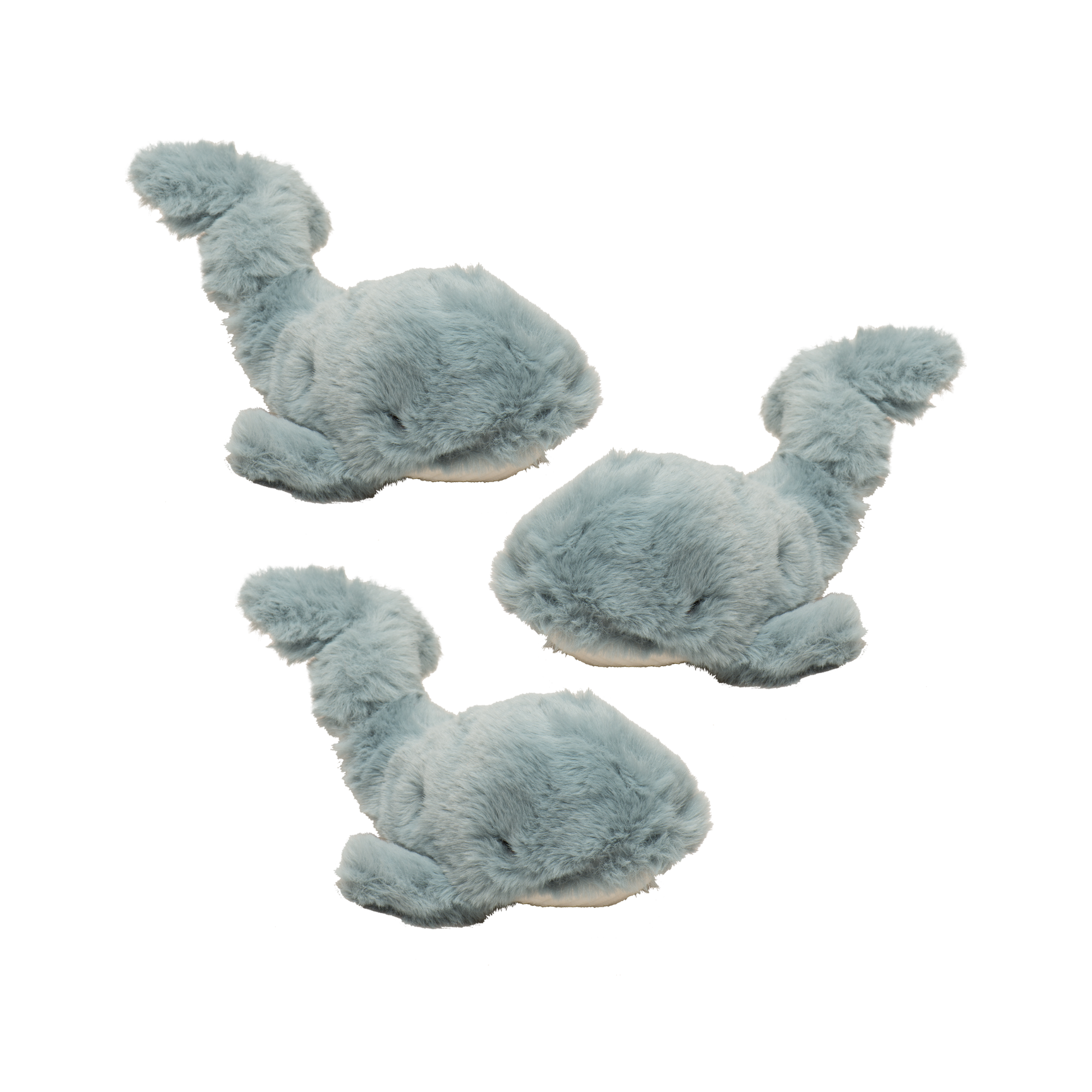 Mobie Whale Wee Huggles® Plush Dog Toys, 3 Pack