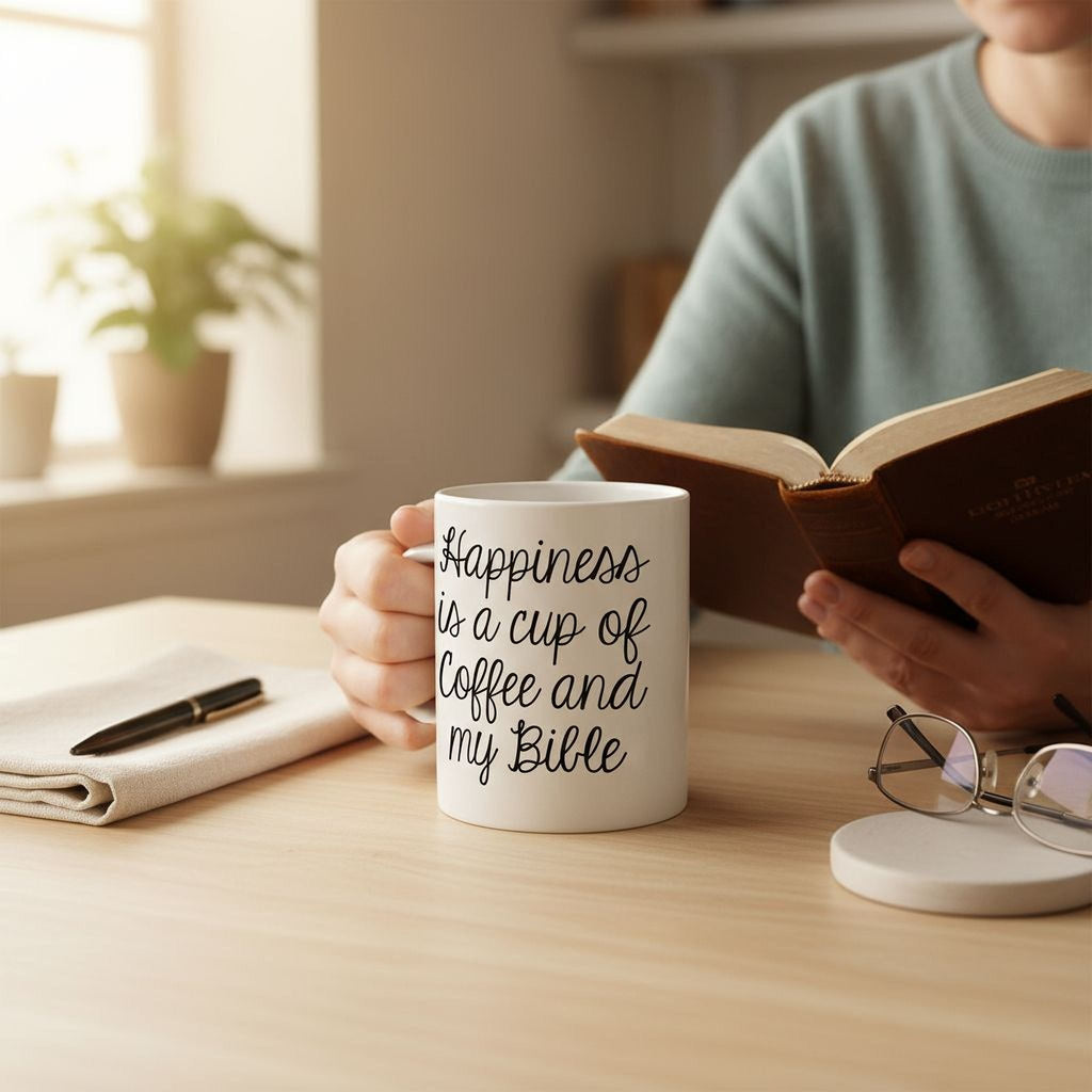 Bible Coffee Mug - Christian Coffee Mug for Her