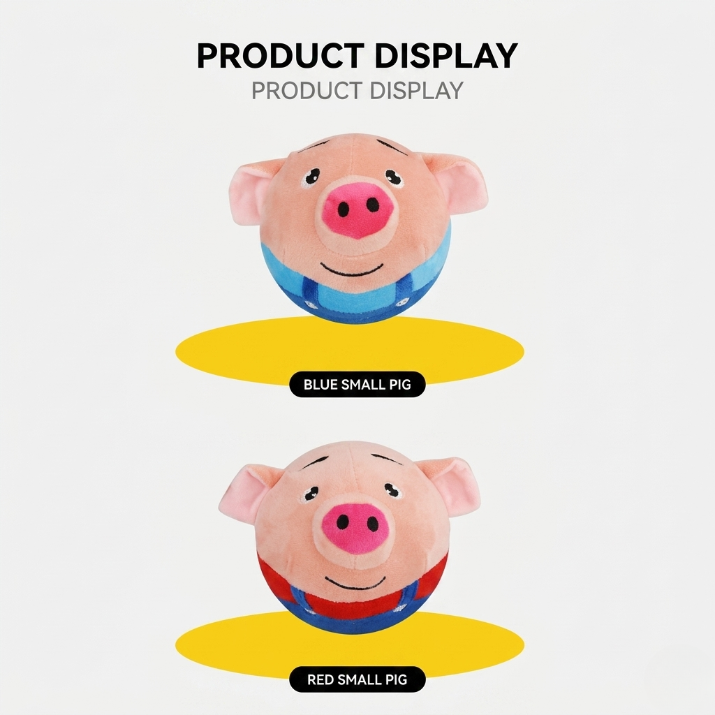 Interactive Jumping Pig Toy Ball