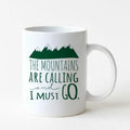 Mountain Coffee Mug – Ceramic Rocky Mountain Mug | Dishwasher Safe, Camping Gift