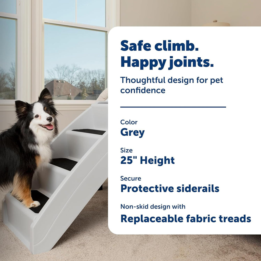 Dog Stairs for Bed Foldable Pet Steps Non Slip Portable 20 25 Inch