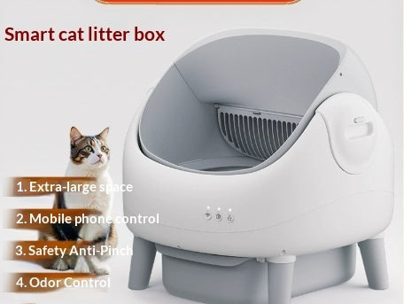 Top-loading Fully Automatic Cat Litter Box Smart Cat Toilet Extra-large Size