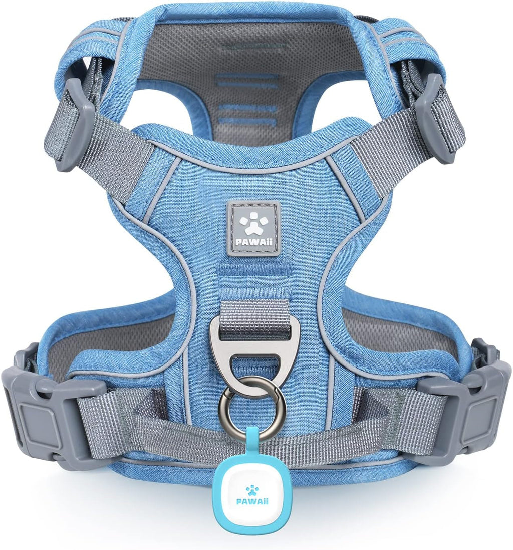 No-Pull Reflective Dog Harness with ID Tag