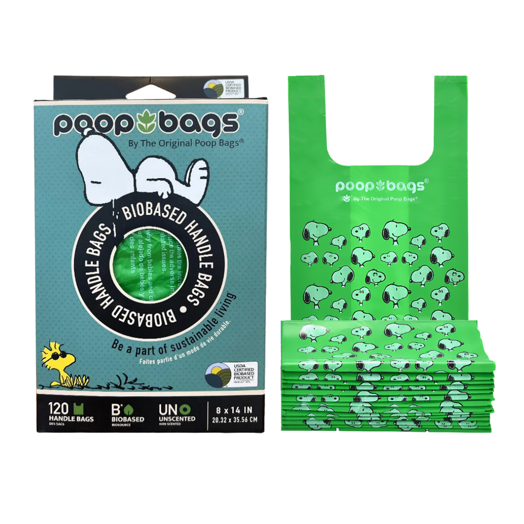 Snoopy® Handle Tie Poop Bags