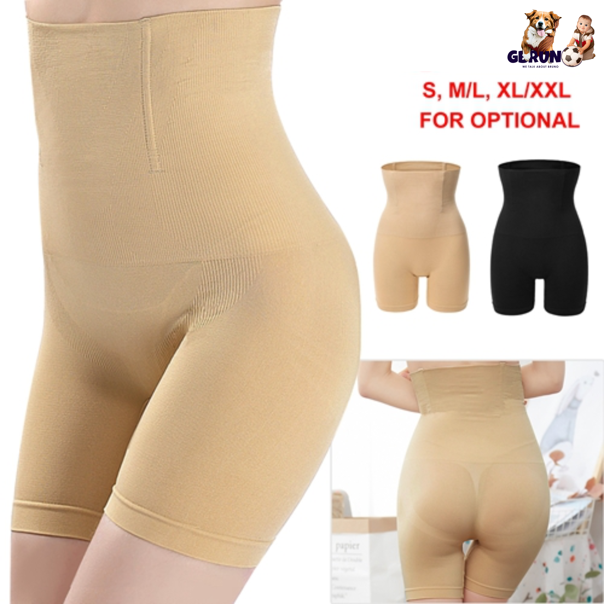 High Waist Shapewear Seamless Tummy Control Panties Butt Lifter Thigh Slimmer Body Trainer Shaper Compression Lingerie Panties for Women