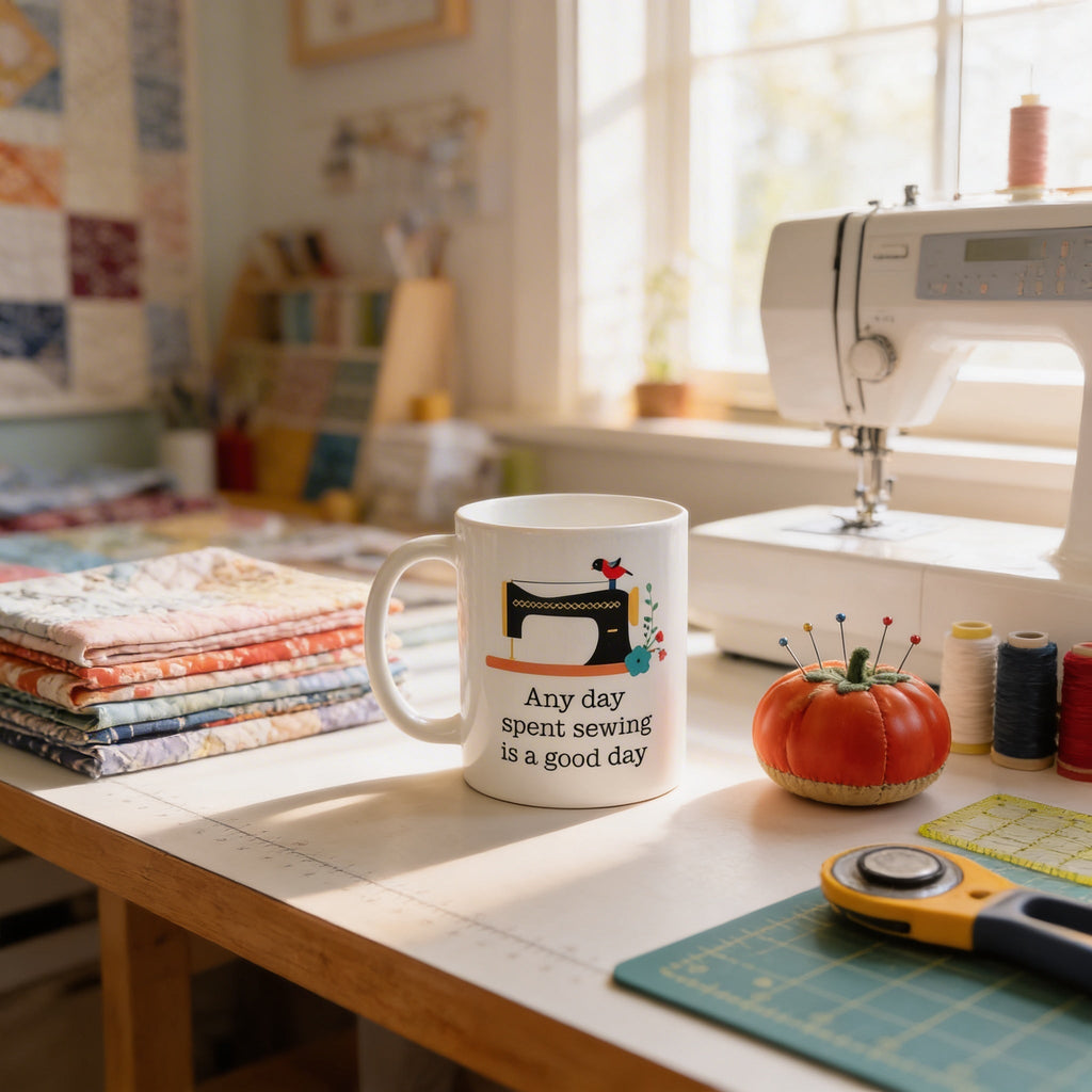 Quilters Coffee Mug - Sewing Coffee Mug - Quilting Gift - Gift for Sewer